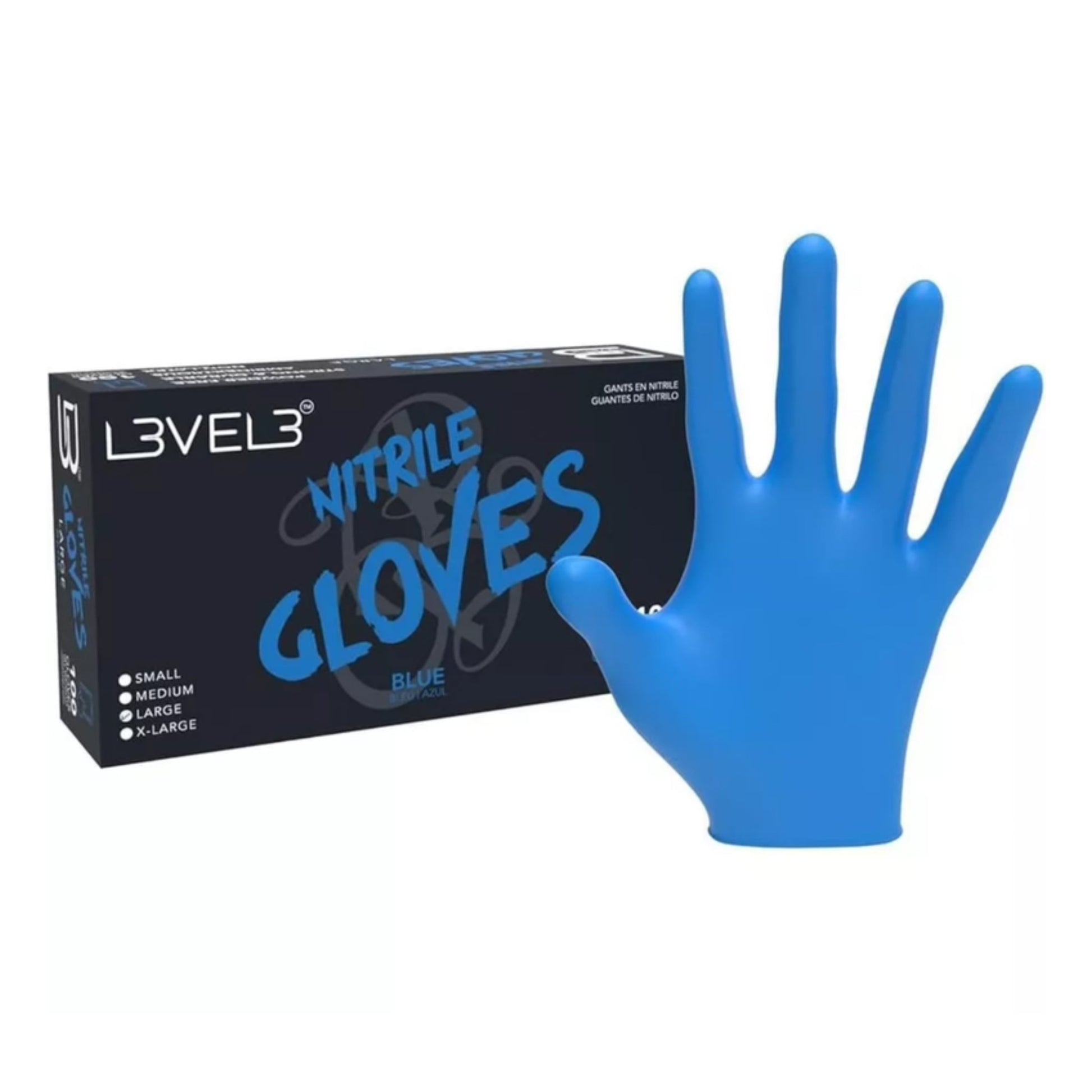 L3VEL3 Blue Nitrile Gloves