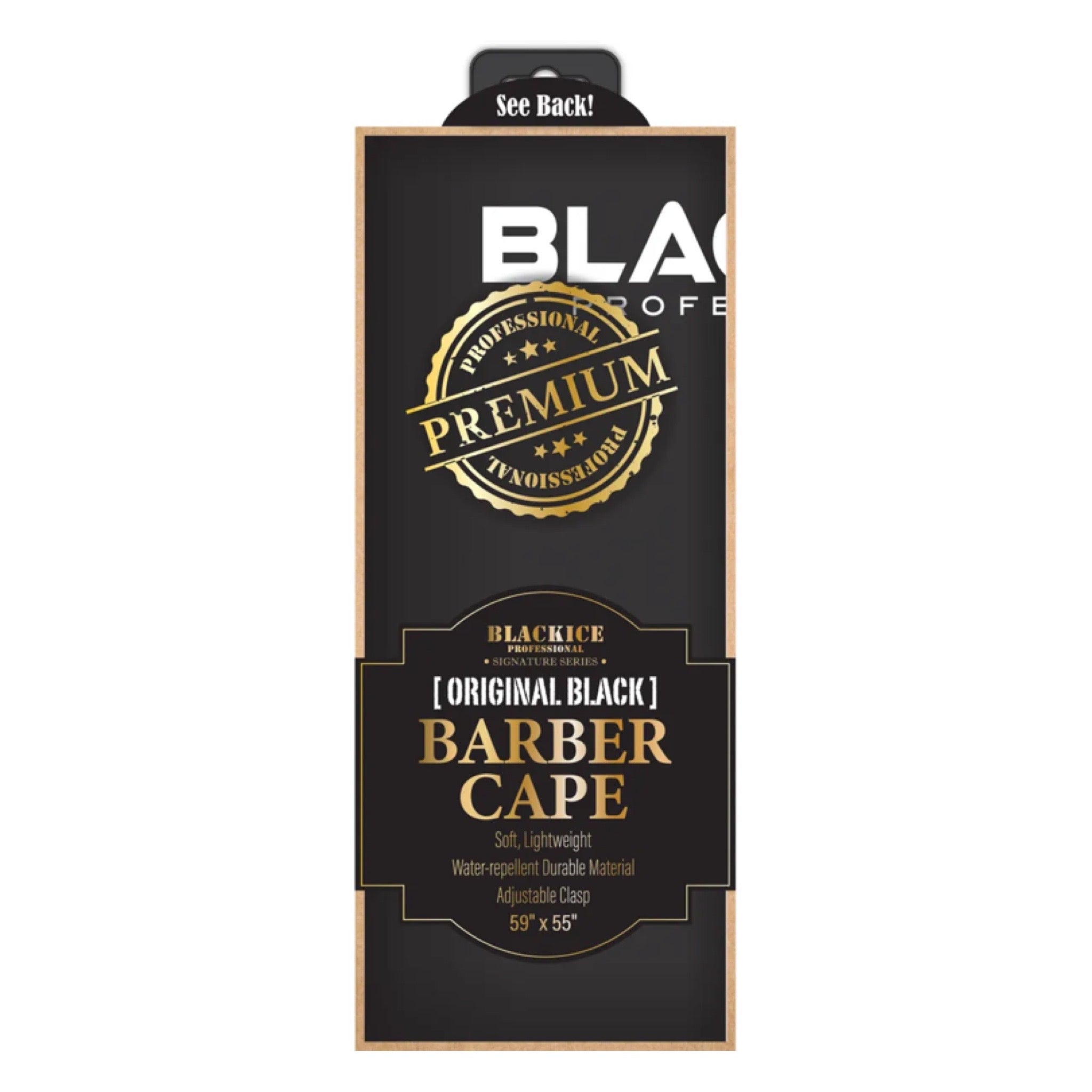 Royal retailer Barber Hairstyling Cape Black NEW!